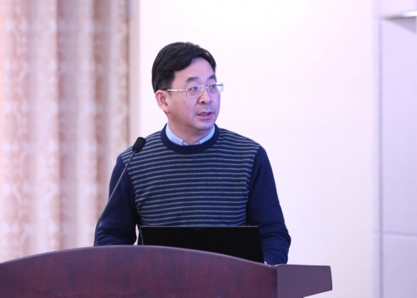 康乐院士汇报生物学学位授权点合格评估工作  杨天鹏 摄